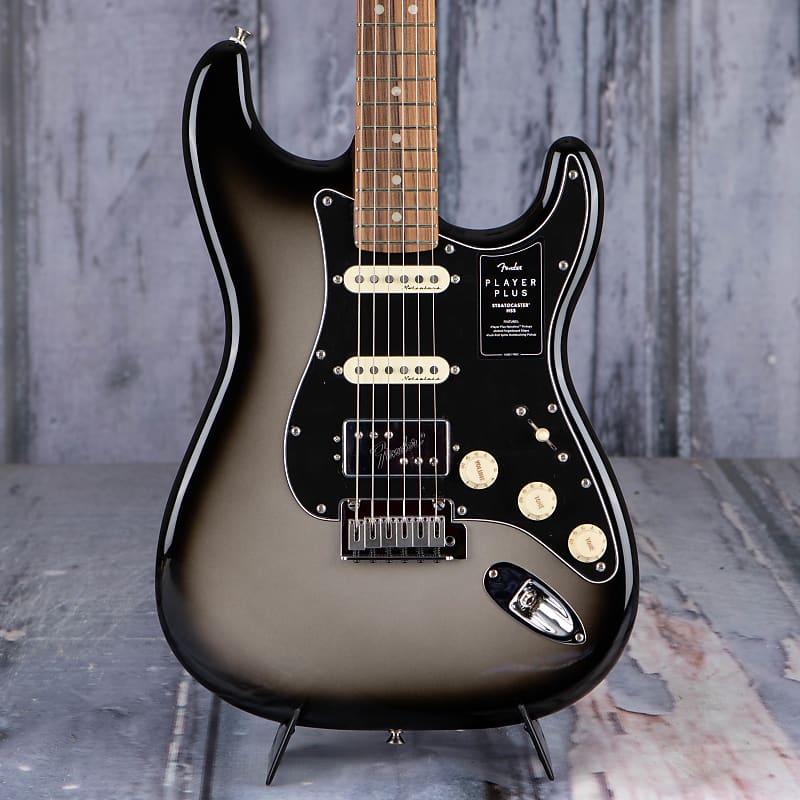 Электрогитара Fender Player Plus Stratocaster HSS, Silverburst