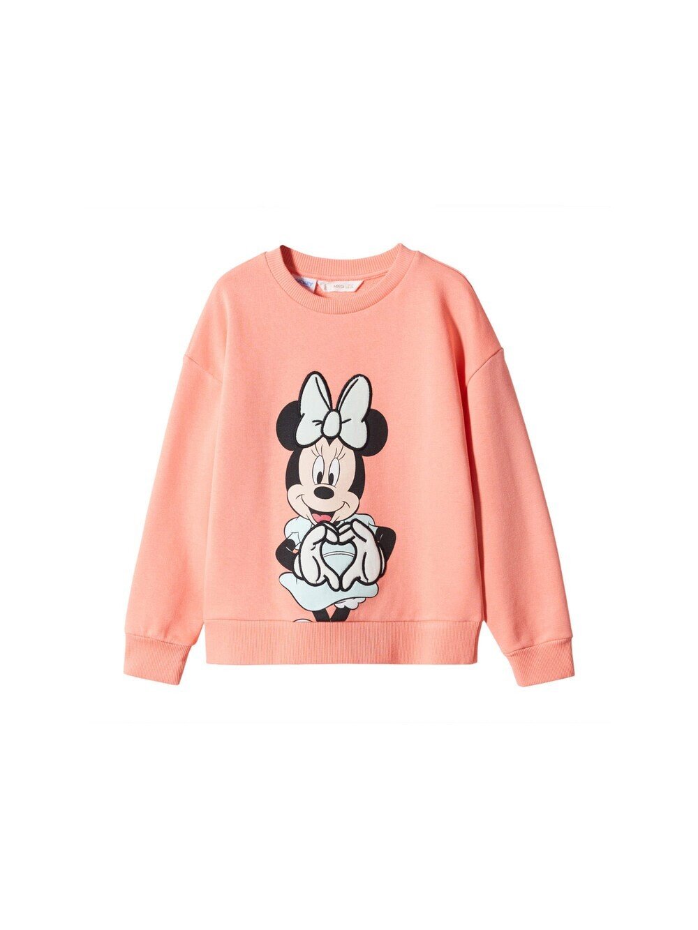 

Толстовка MANGO KIDS Heart, коралл