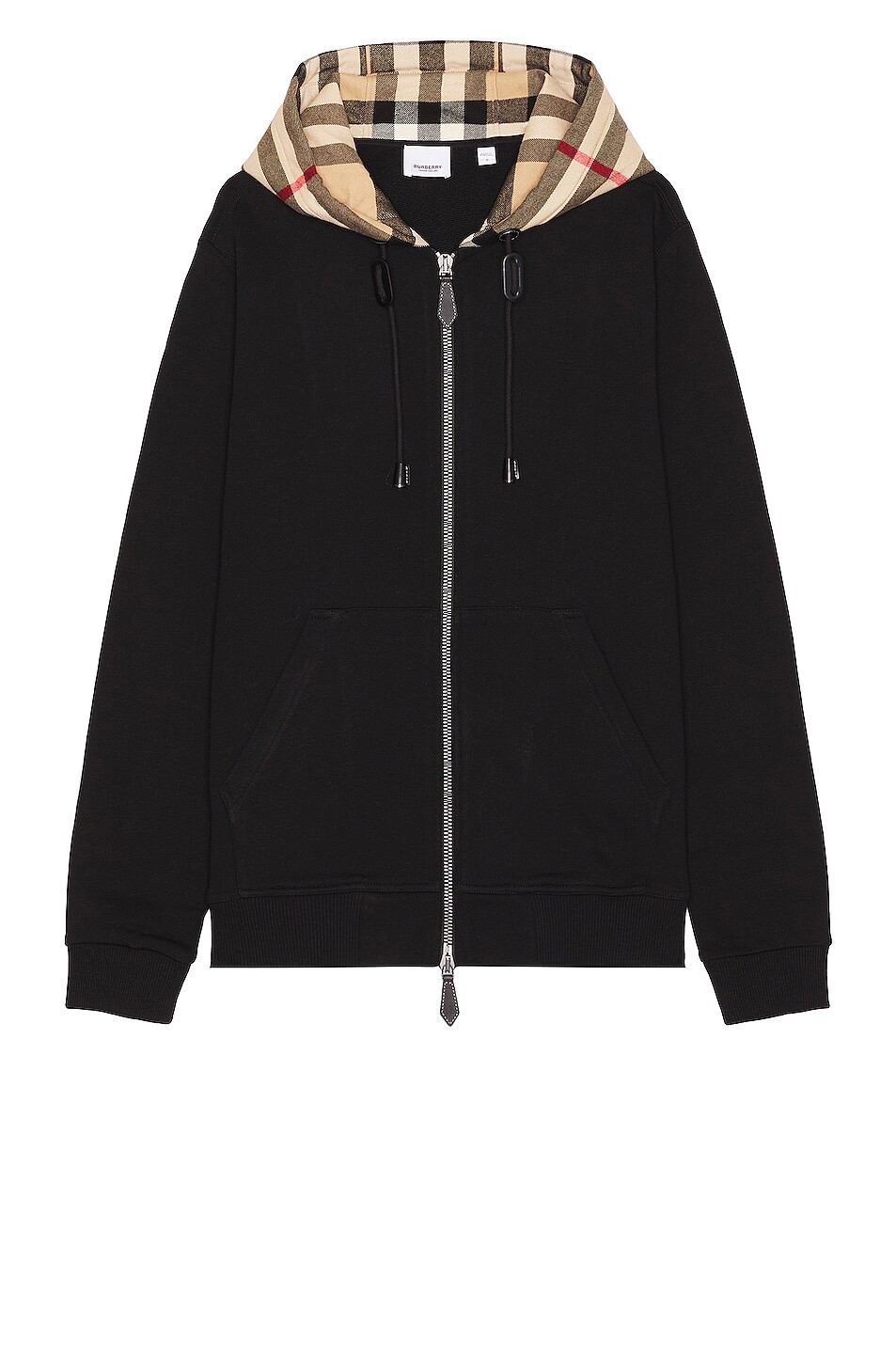 

Худи Burberry Samuel Zip, черный