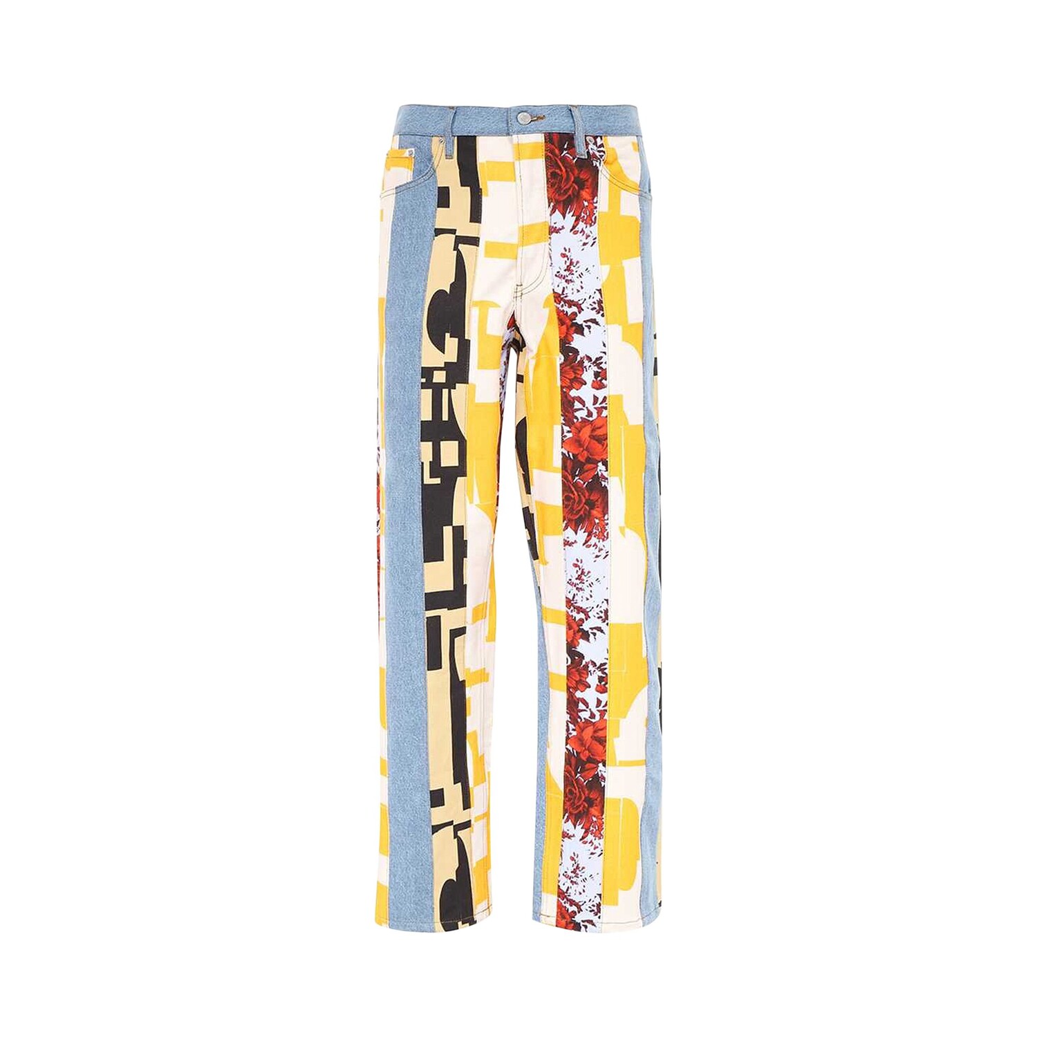 

Брюки Dries Van Noten с нашивками из сосны, Оранжевые, Оранжевый