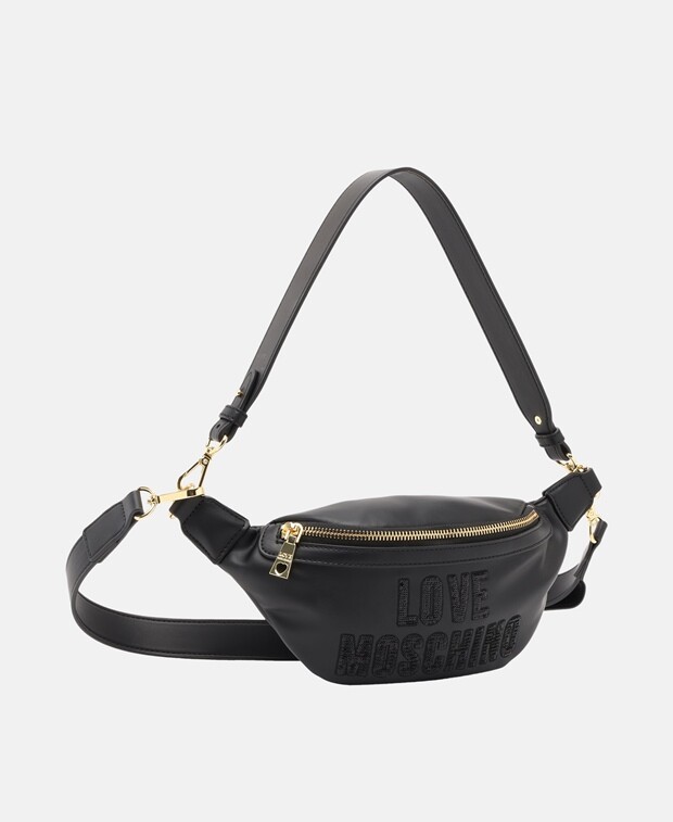 

Поясная сумка Love Moschino, черный