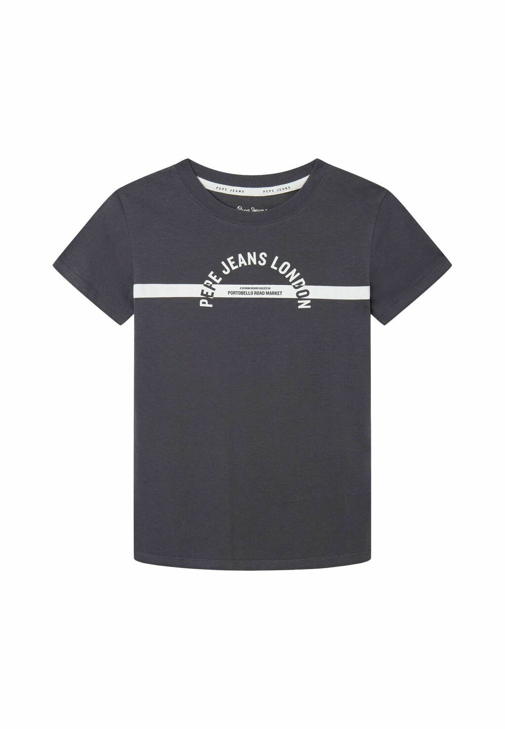 

Футболка с принтом BASIC PAYTON Pepe Jeans, цвет thunder grey