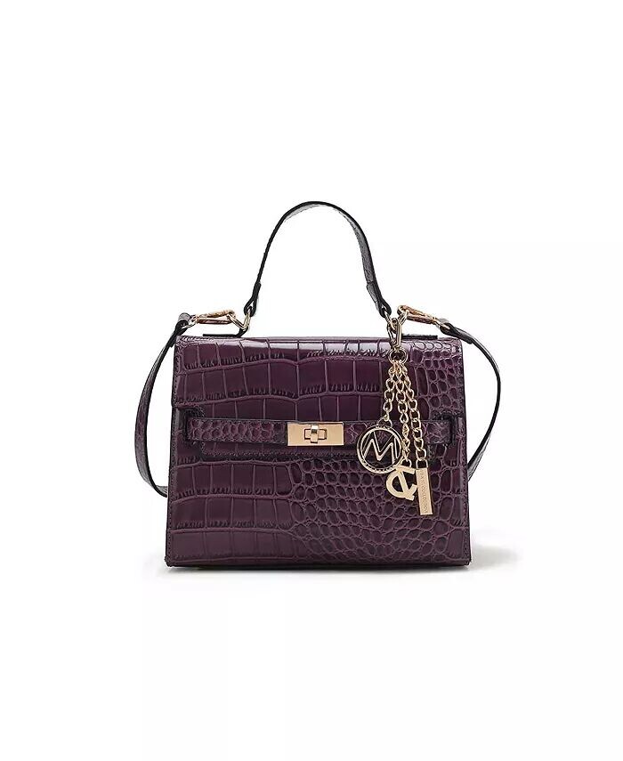 

Сумка Naomi из крокодиловой кожи от Mia K Mkf Collection, фиолетовый