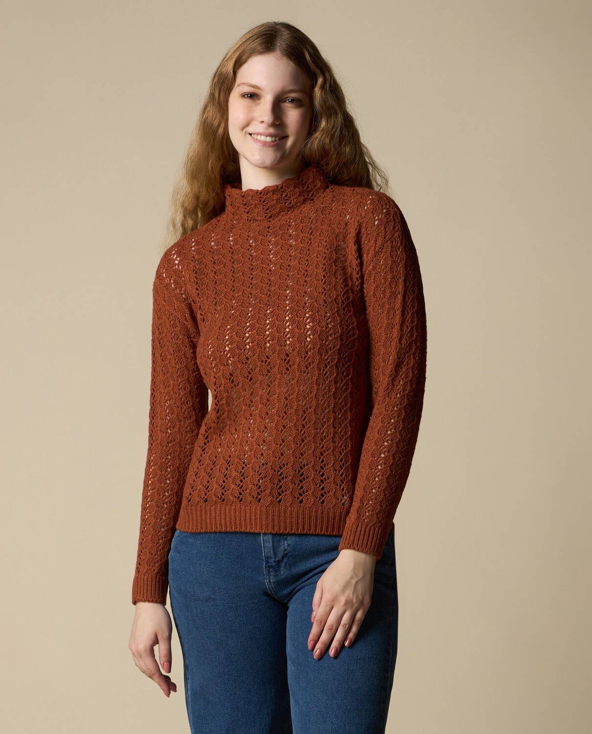 

Женская трикотажная водолазка NICE&CHIC, оливково-зеленый