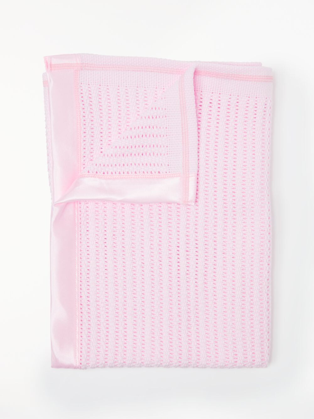 

Одеяло для коляски John Lewis Baby GOTS из органического хлопка, 90 x 70 см, розовое