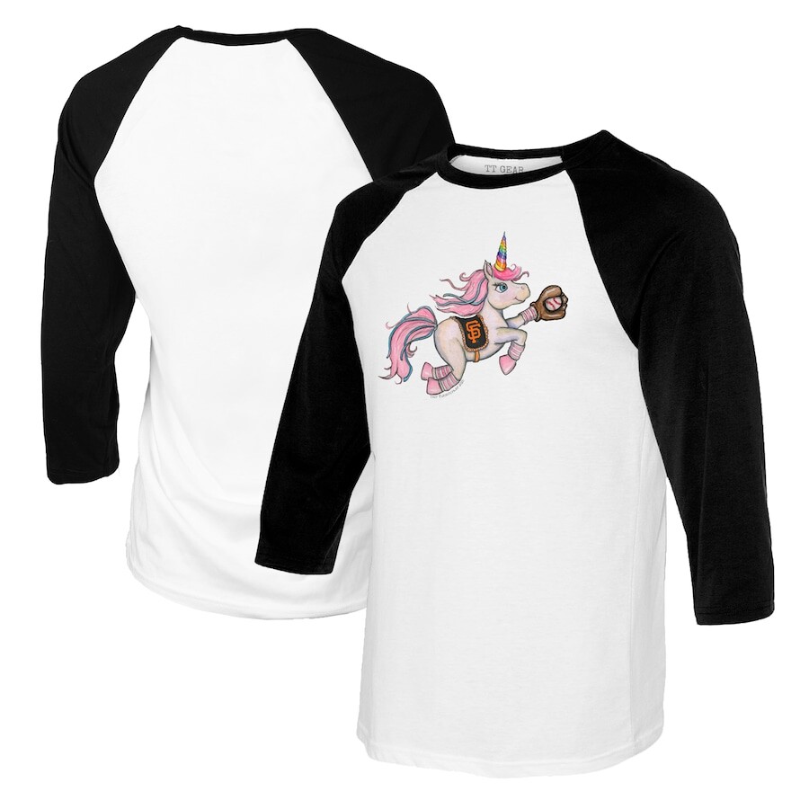 

Футболка с длинным рукавом Tiny Turnip San Francisco Giants, белый