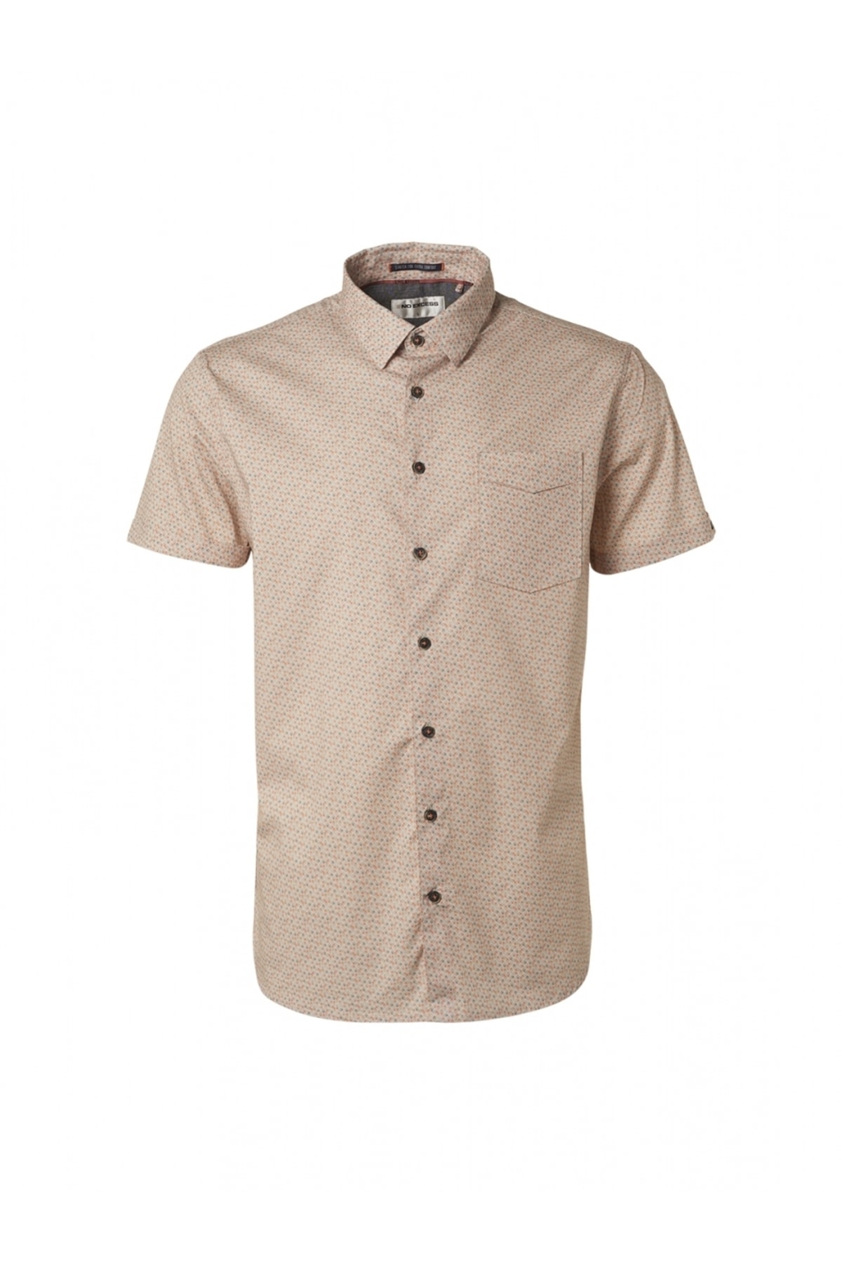 Рубашка - Бежевая - Классический крой No Excess, бежевый рубашка бирюзовый классический крой no excess