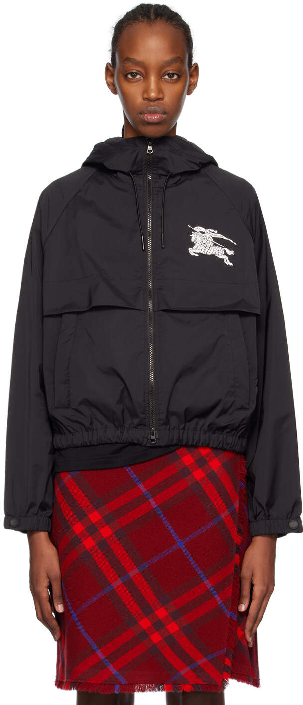 

Черная куртка с клапаном Storm Storm Burberry