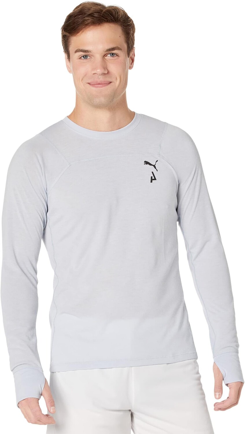 

Пуловер PUMA Seasons Wool Long Sleeve, цвет Platinum Gray