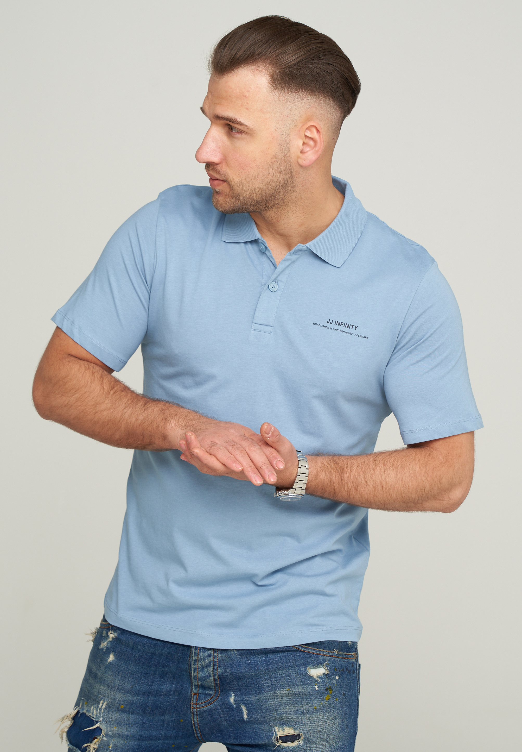 

Поло Jack & Jones RISE INFINITY POLO, цвет Mountain Spring