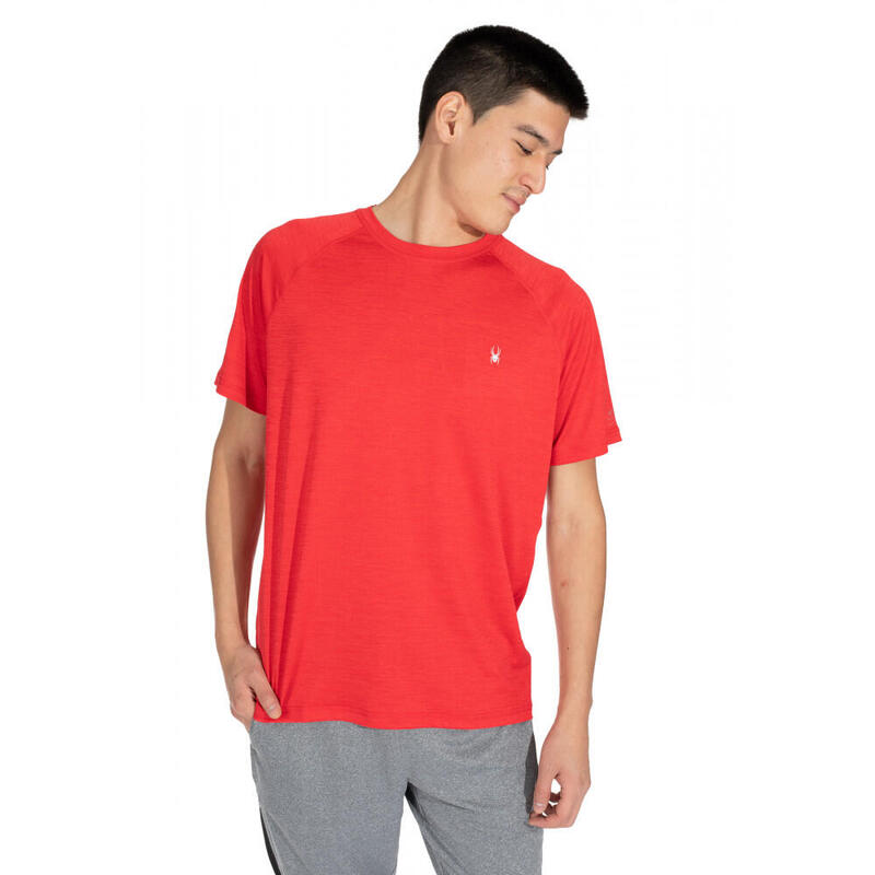 Мужская быстросохнущая футболка Spyder, цвет rot