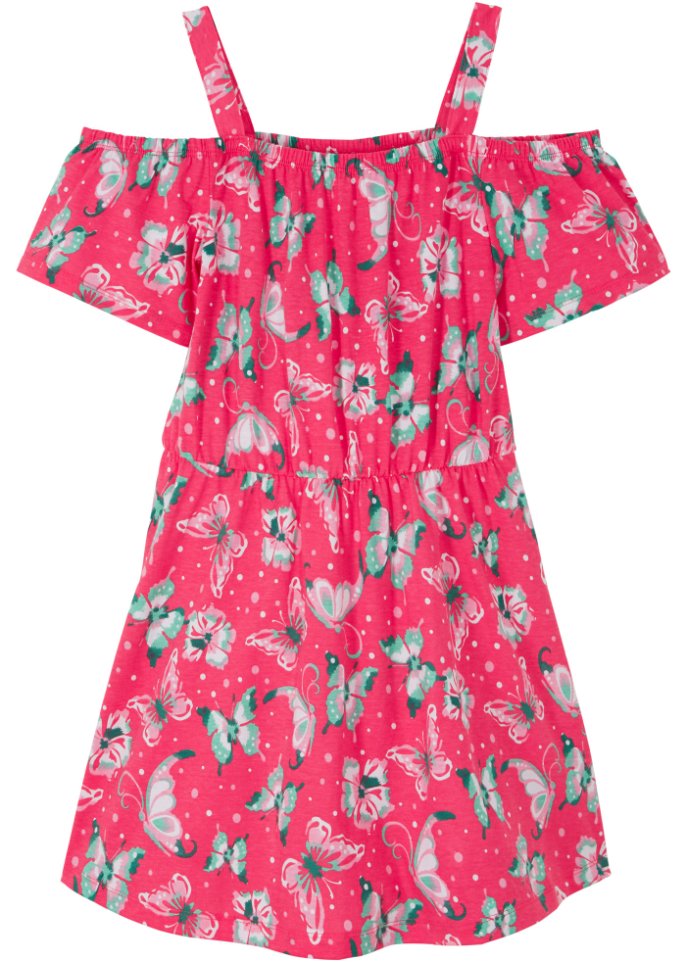 Платье из джерси из органического хлопка для девочек Bpc Bonprix Collection, розовый жакет болеро bonprix классический 44 размер