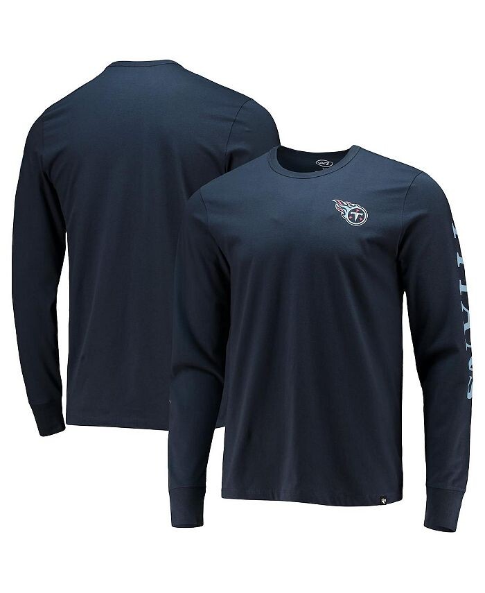 

Мужская темно-синяя футболка с длинным рукавом Tennessee Titans Franklin '47 Brand, синий