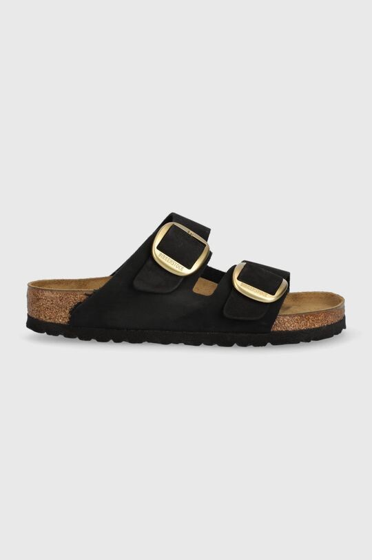 

Замшевые тапочки ARIZONA BIG BUCKLE Birkenstock, черный