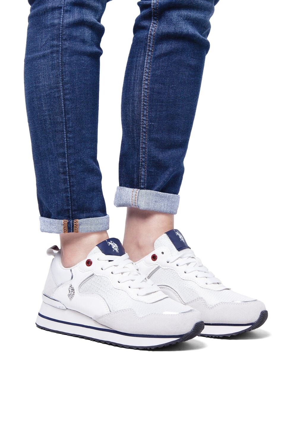 

Низкие кроссовки U.S. Polo Assn., белые, Белый