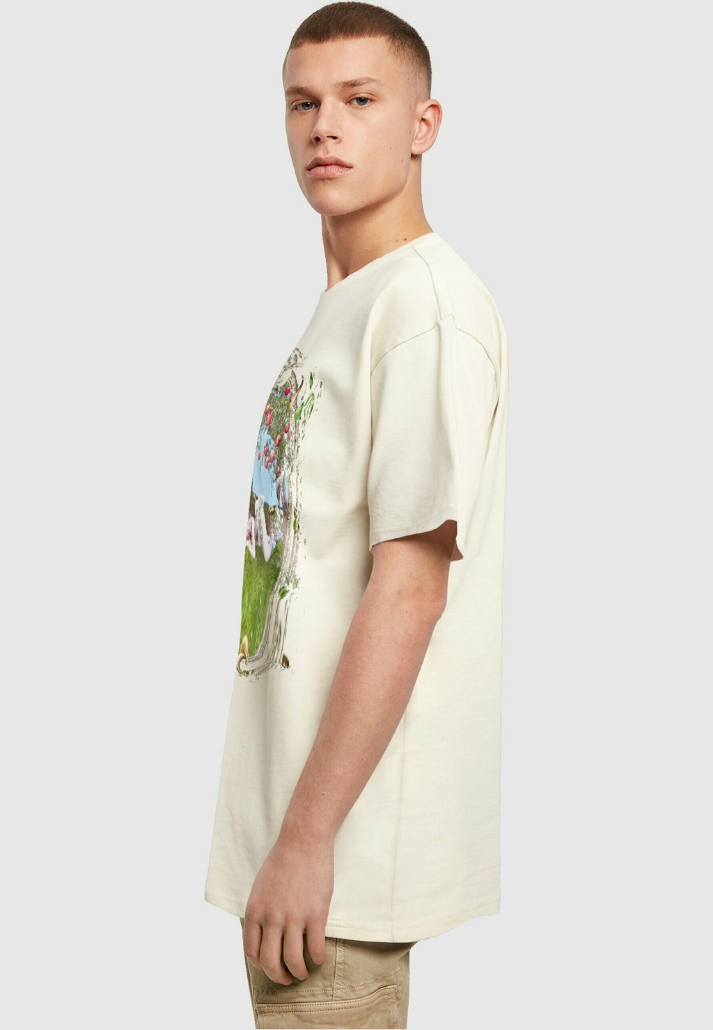 

Футболка с принтом ASHNIKKO APPLE PICTURE OVERSIZED TEE Merchcode, песочный