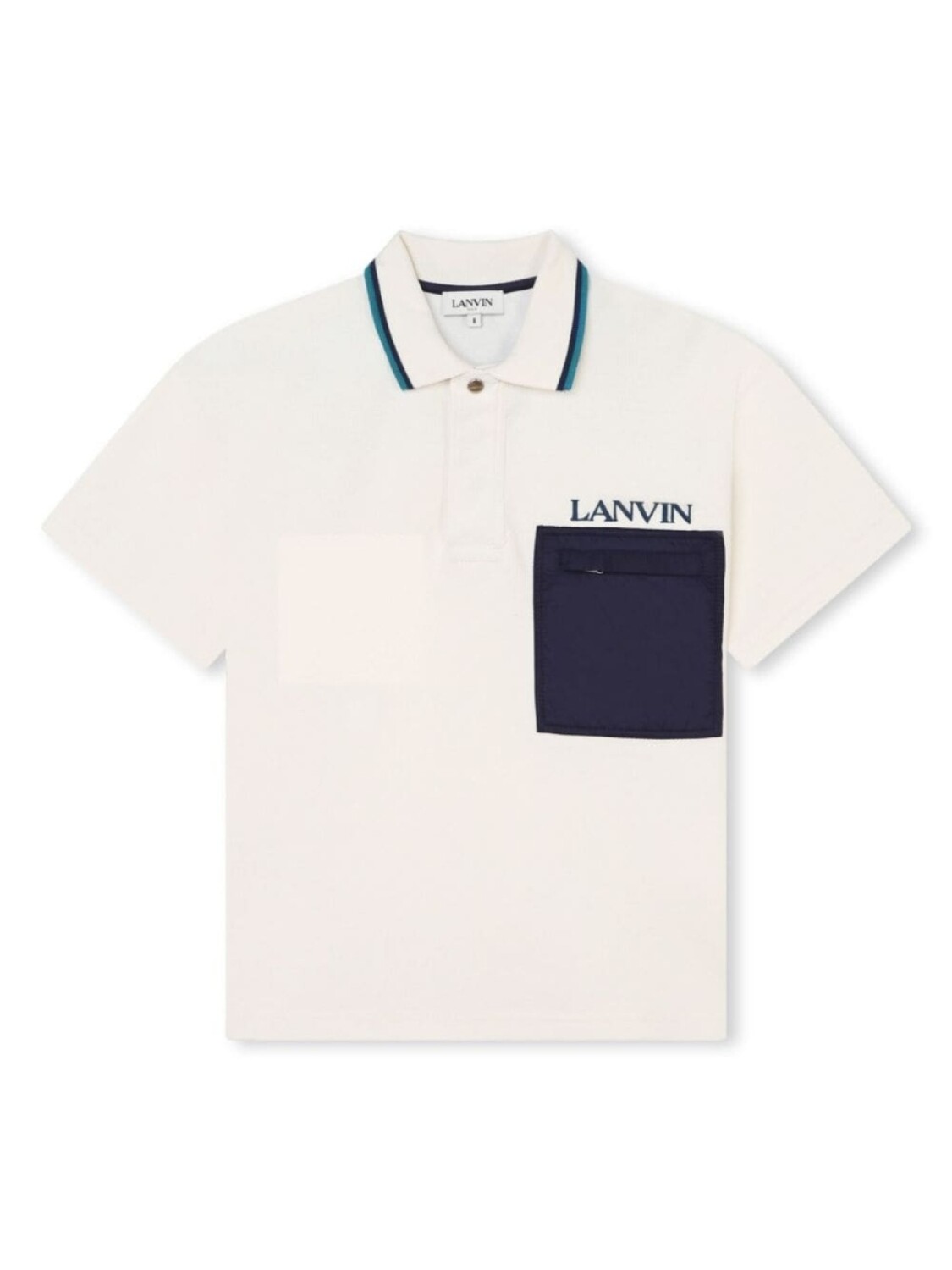 

Lanvin Enfant рубашка поло с логотипом, нейтральный цвет