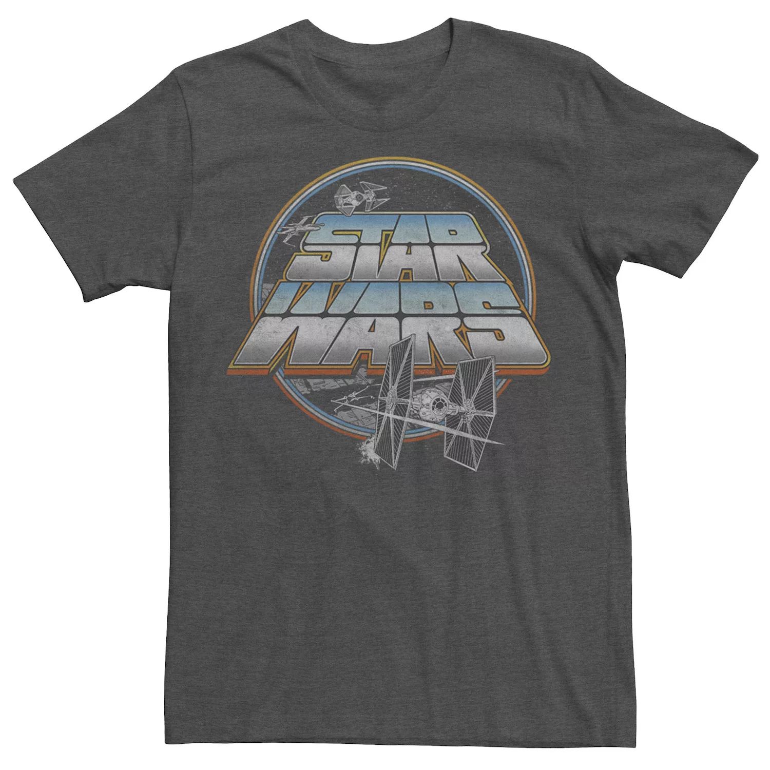 Мужская футболка с рисунком Tie Fighter Vs X-Wing Fighter Star Wars