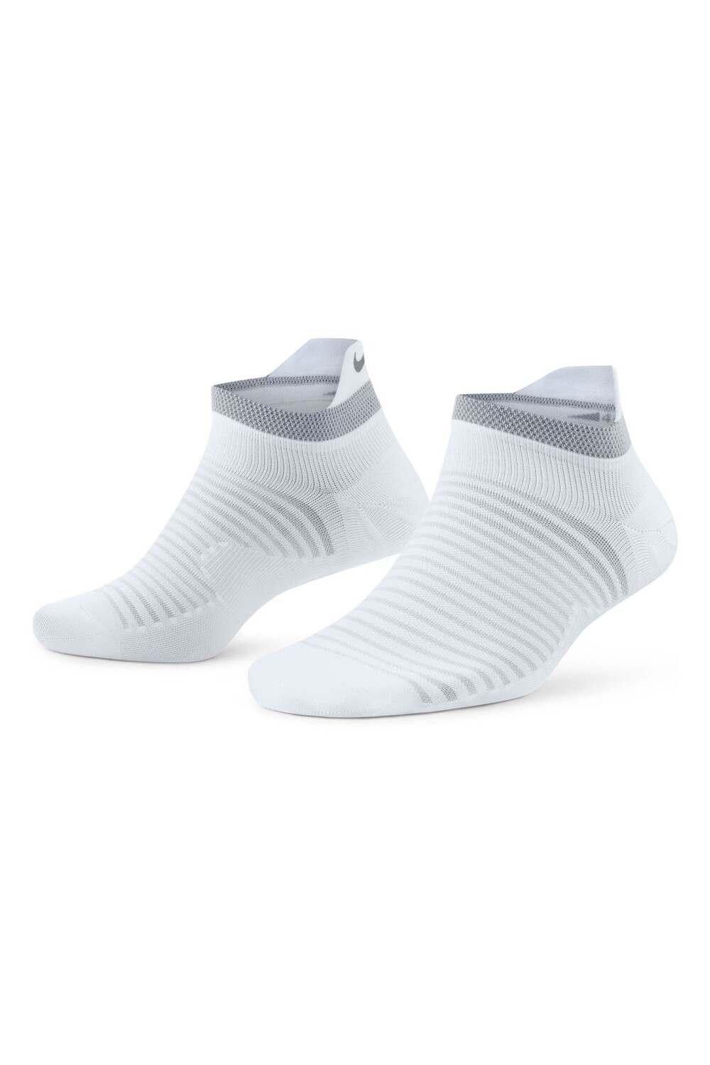 

Тонкие беговые носки с блестящей отделкой Nike, белый