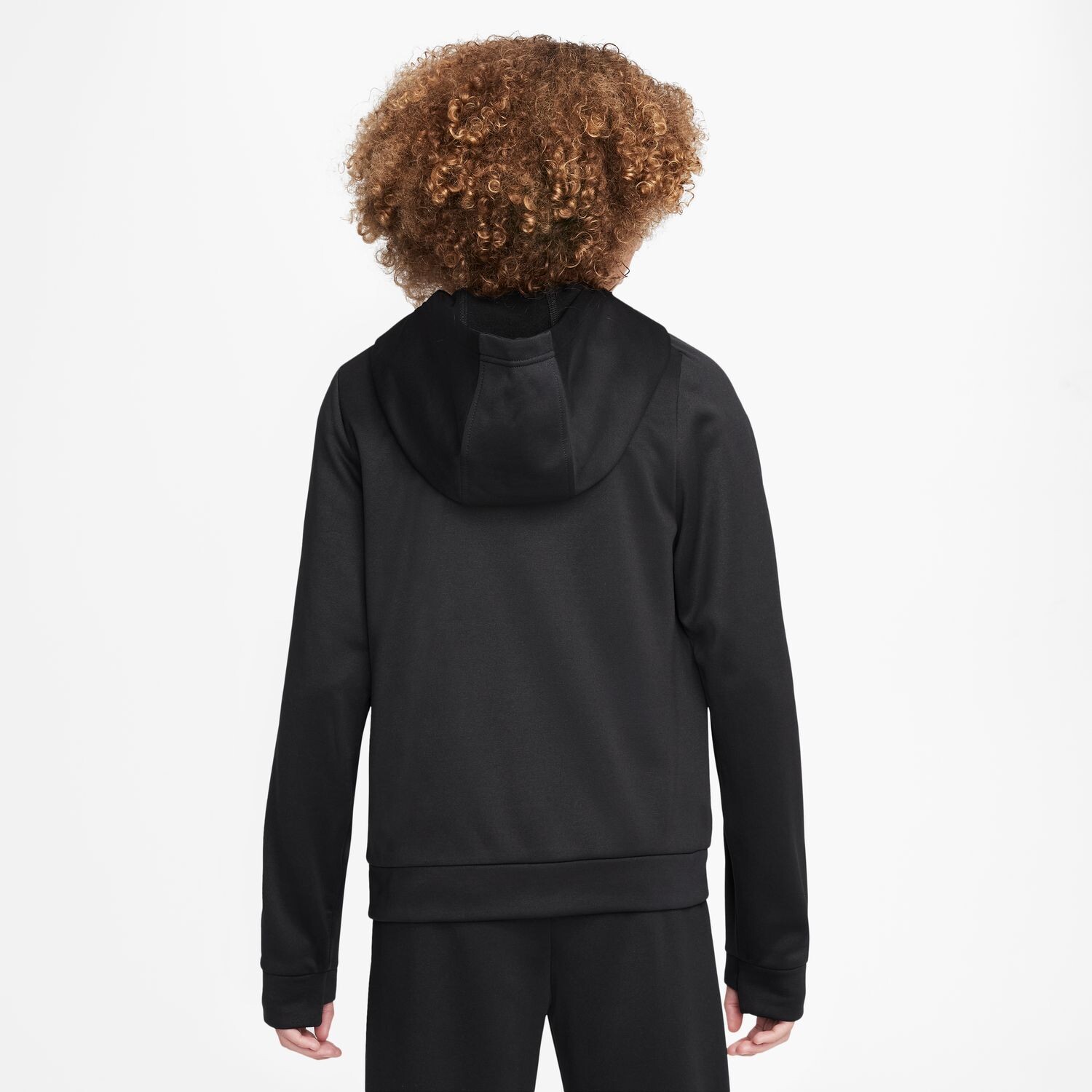 

Толстовка с молнией во всю длину для девочек 7–20 лет Nike Therma Nike, черный