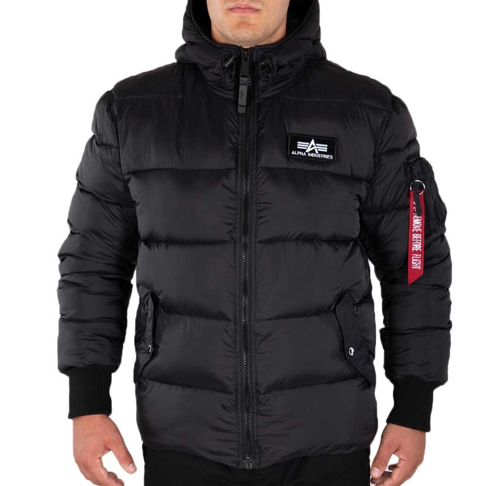 

Куртка Alpha Industries Hooded Puffer FD, черный