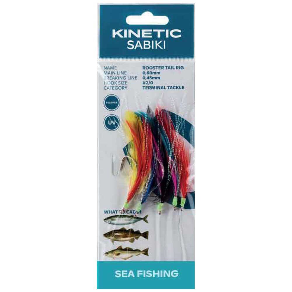 

Оснастки Kinetic Sabiki Rooster Tail, прозрачный