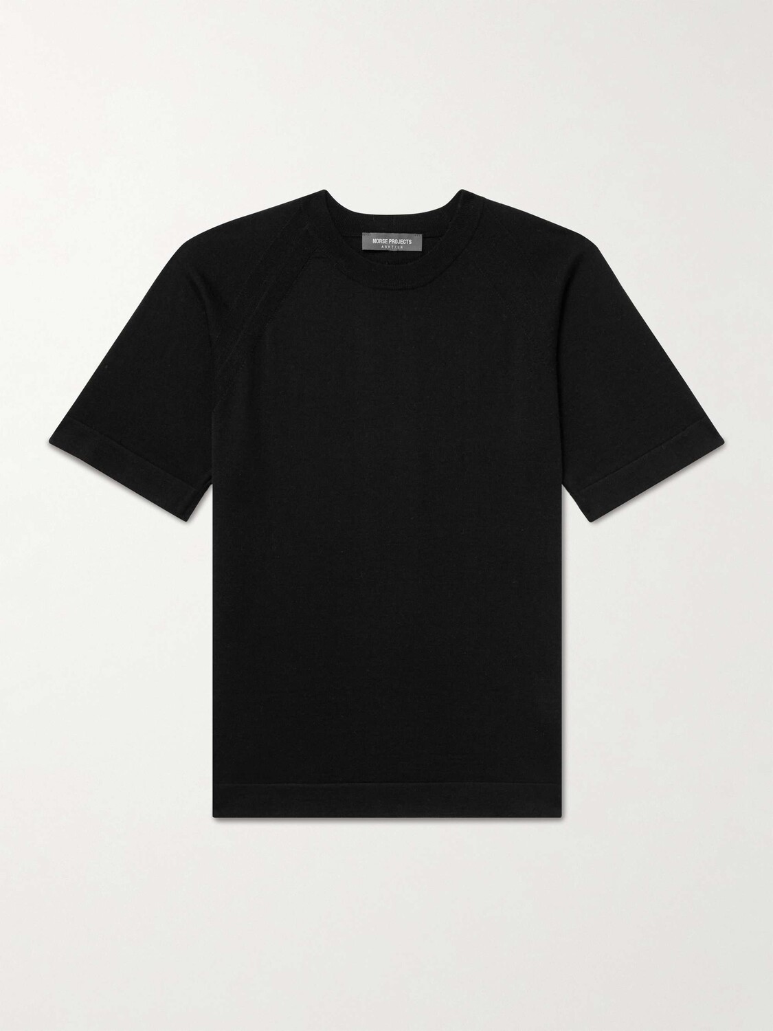 

Футболка из смесовой шерсти мериноса NORSE PROJECTS ARKTISK, черный