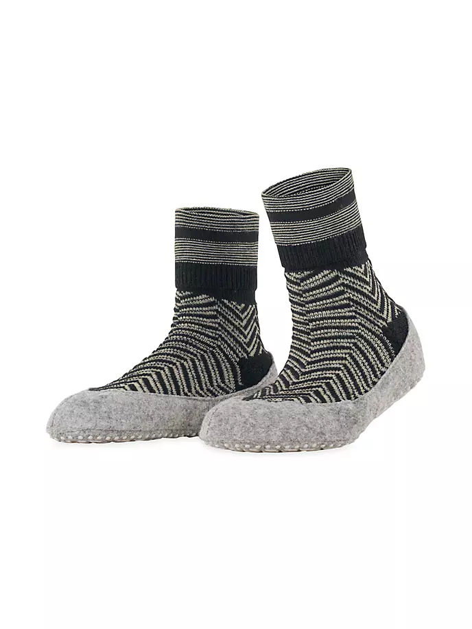 

Носки Cosyshoe с узором «елочка» Falke, черный