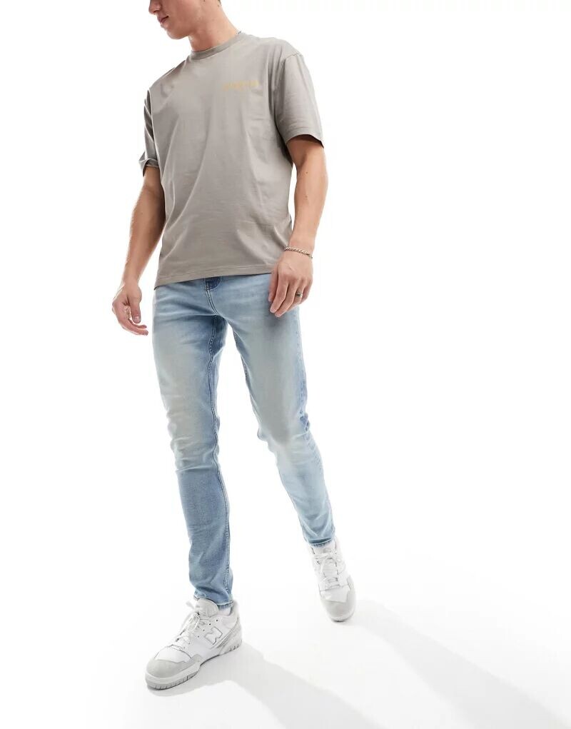 

Голубые джинсы скинни ASOS