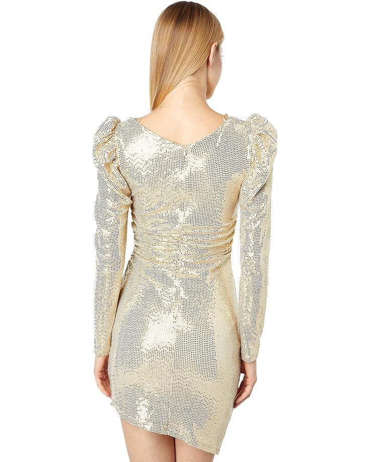 Платье ASTR the Label Zophia Dress, золотой