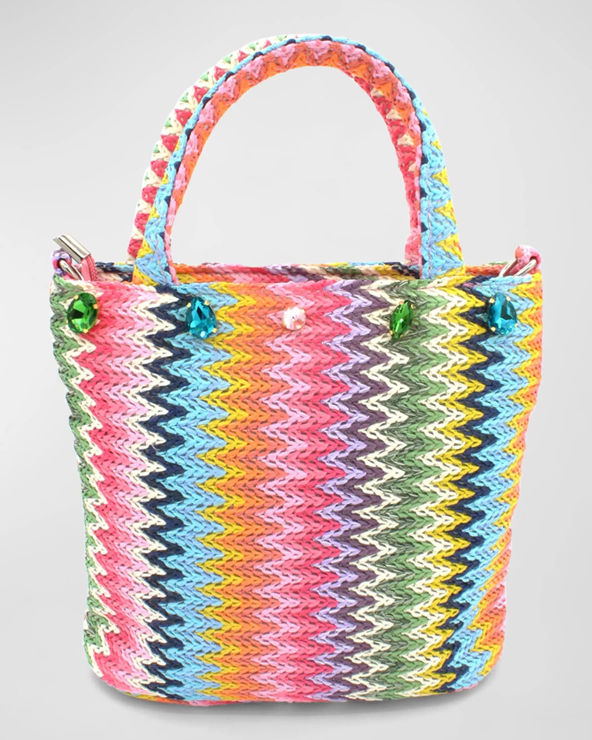 

Сумка из рафии для девочек Rainbow Bari Lynn, цвет Multi