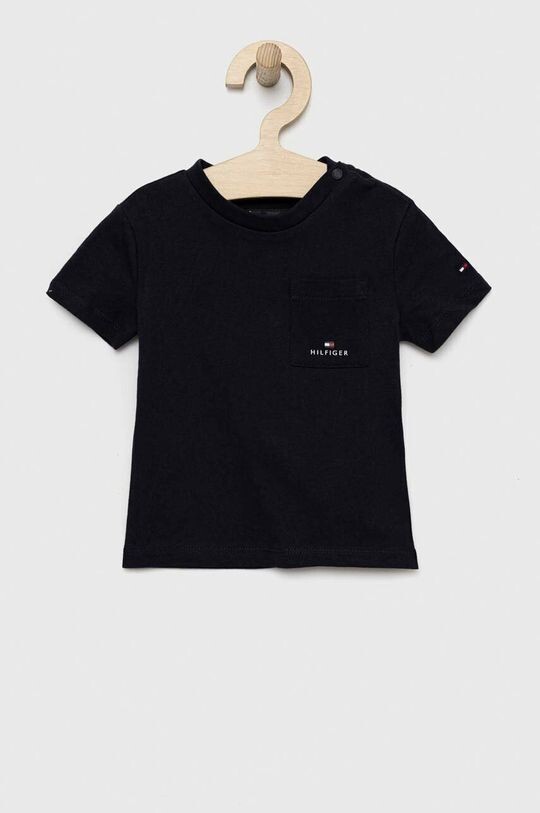 

Хлопковая футболка для детей Tommy Hilfiger, темно-синий