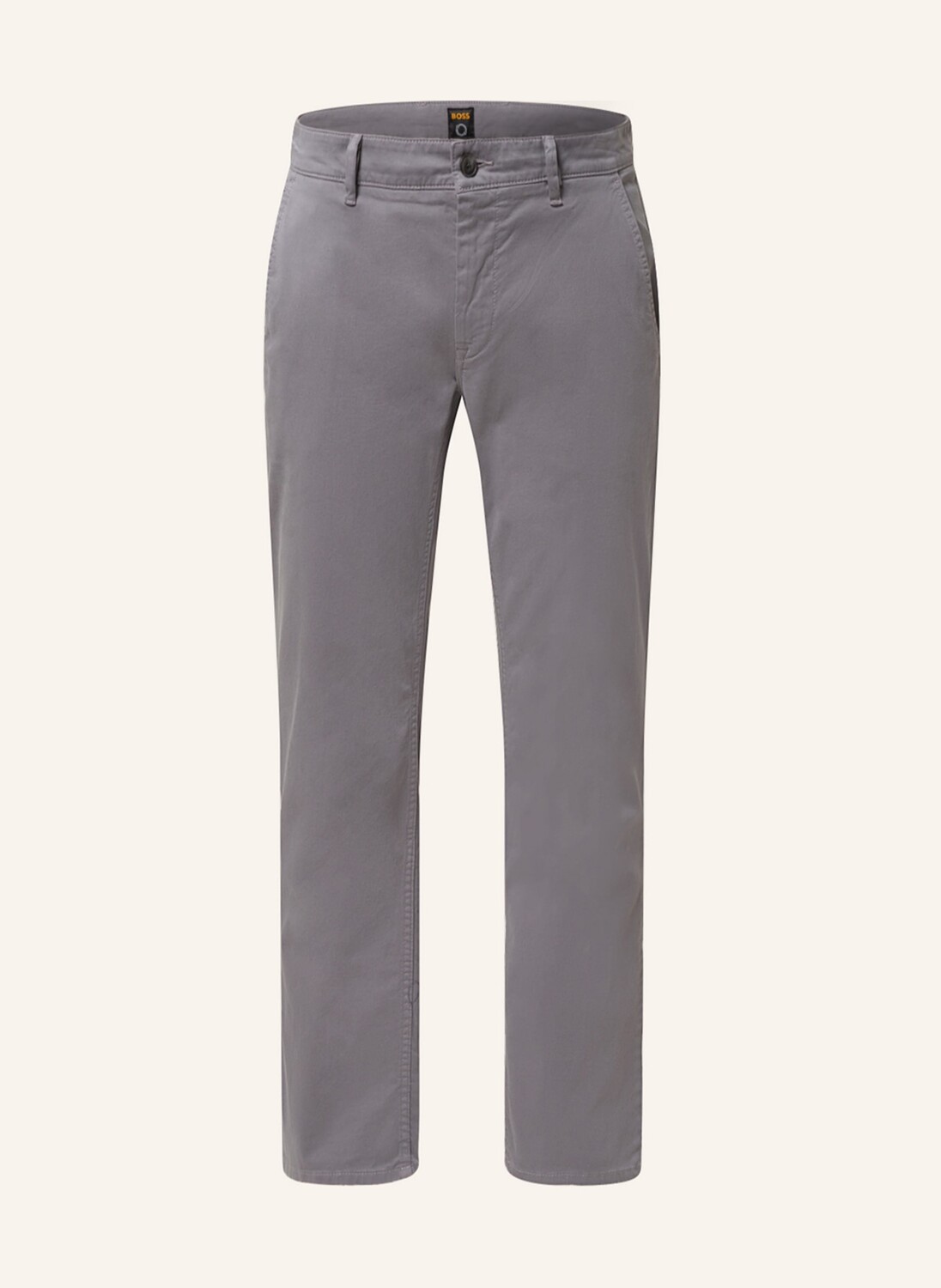 

Брюки чино BOSS Slim Fit, серый