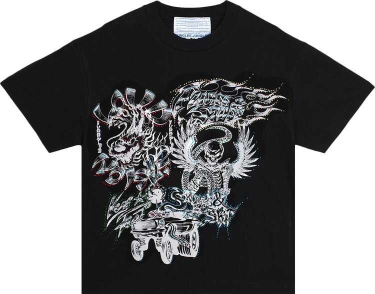 

Футболка Jungles Flames N Stuff 'Black', черный