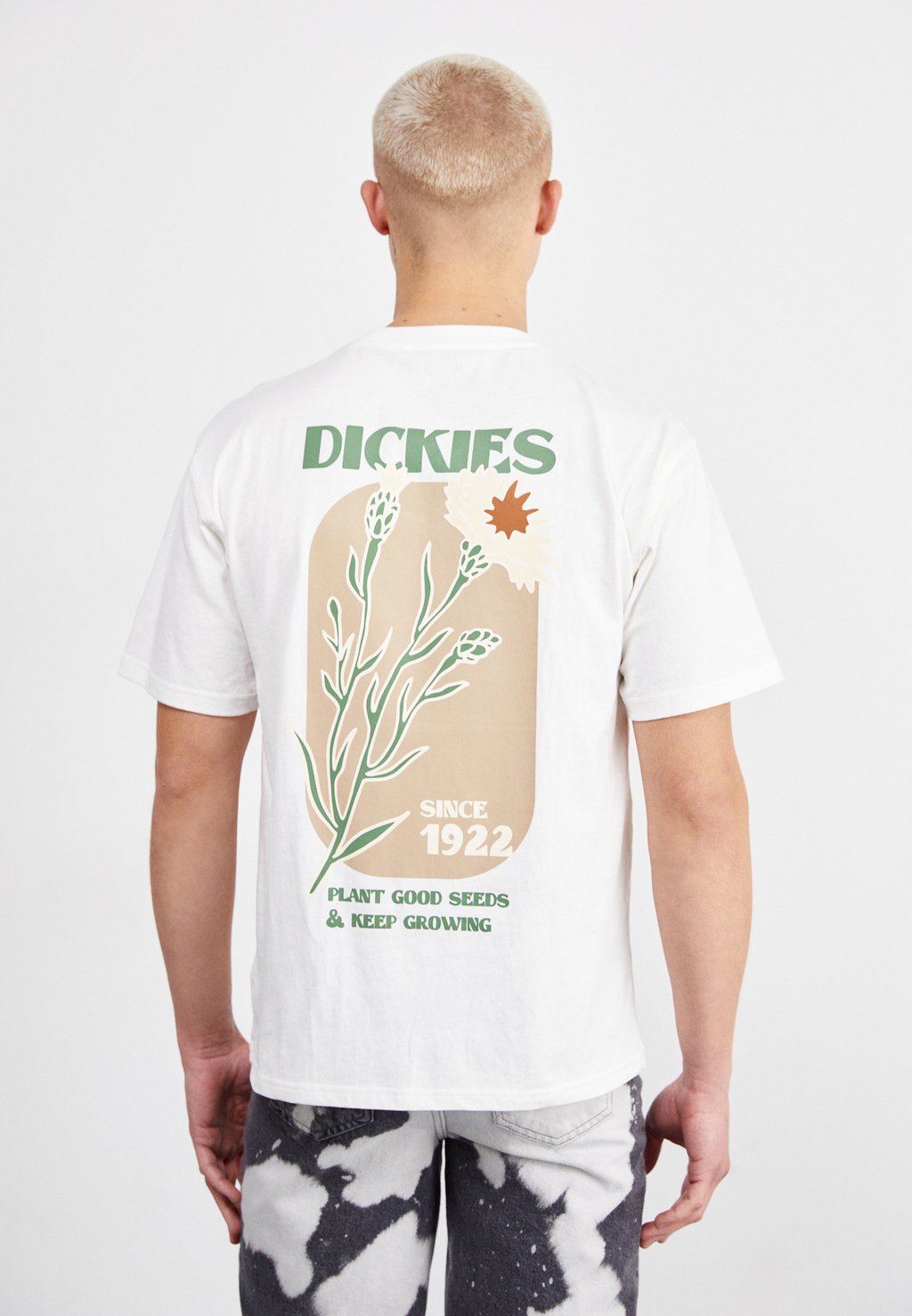 Футболка с принтом Herndon Tee Dickies, белый