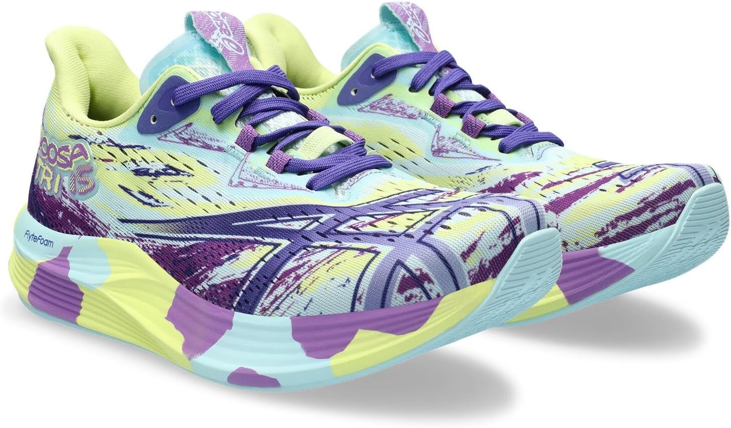

Кроссовки Noosa Tri 15 ASICS, желтый/фиолетовый