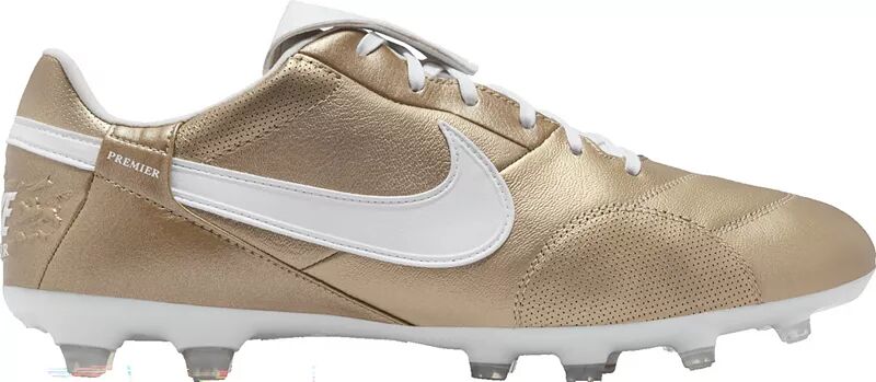 цена Футбольные бутсы Nike Premier 3 FG, золотой/белый