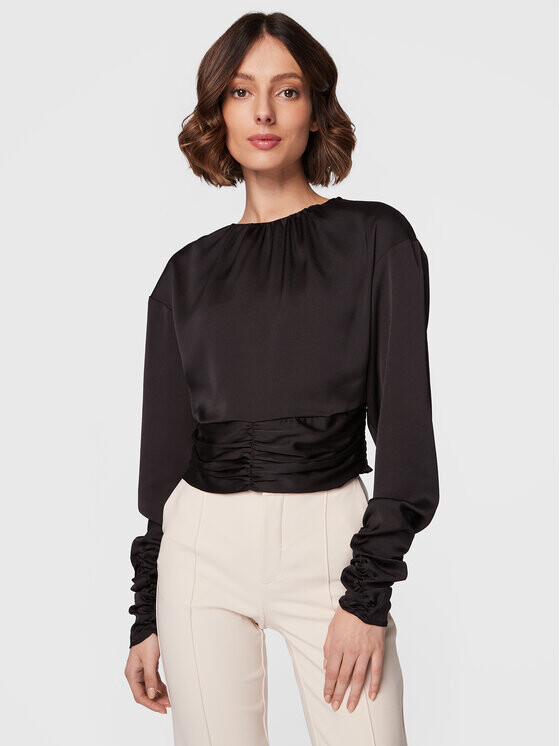 

Блуза стандартного кроя Gina Tricot, черный