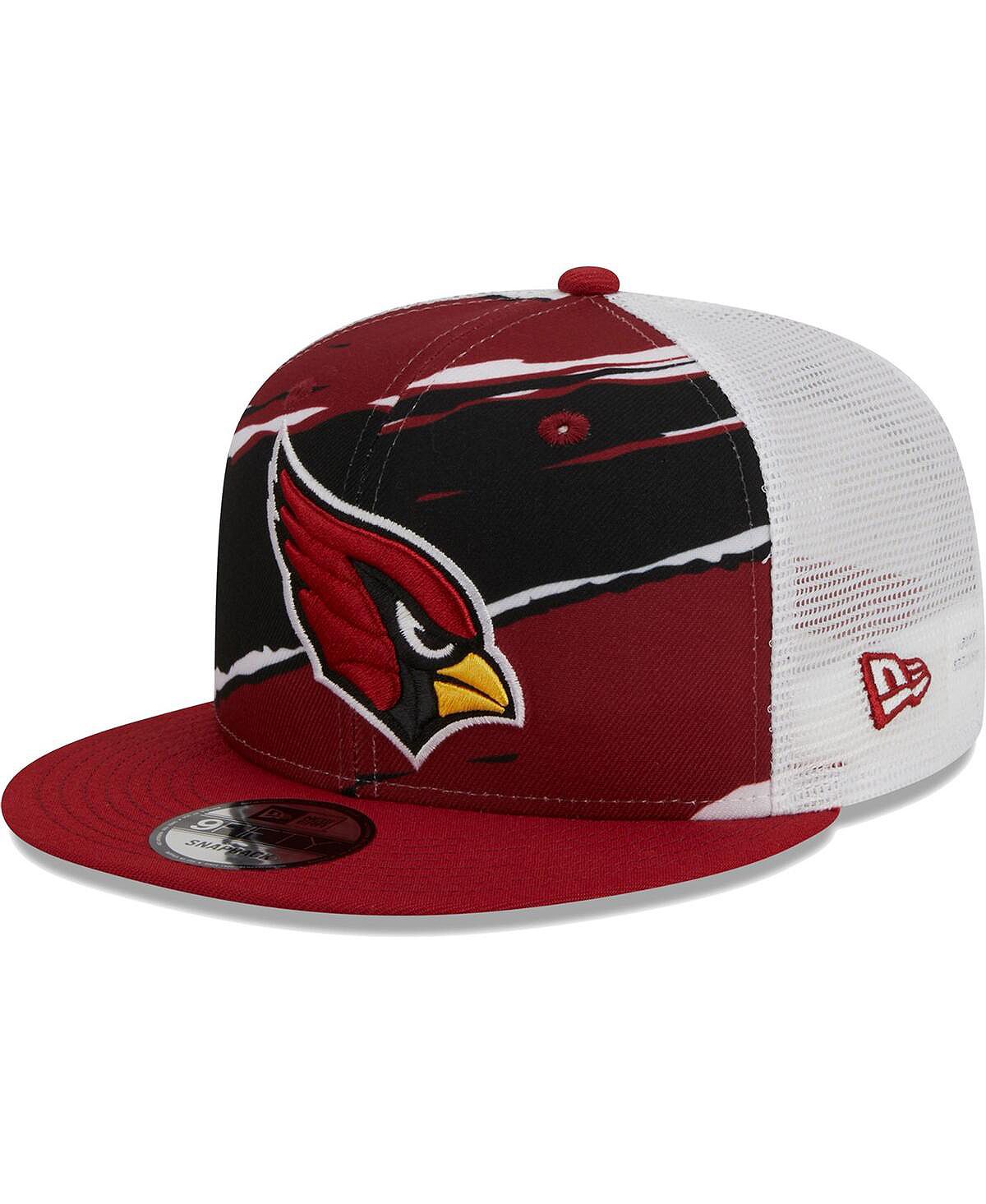 Мужская кепка Snapback Cardinal Arizona Cardinals Tear Trucker 9FIFTY New Era мужская кепка cardinal черная arizona cardinals flawless 9fifty snapback new era