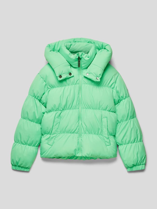 Стеганая куртка с капюшоном Garcia, неоновый зеленый