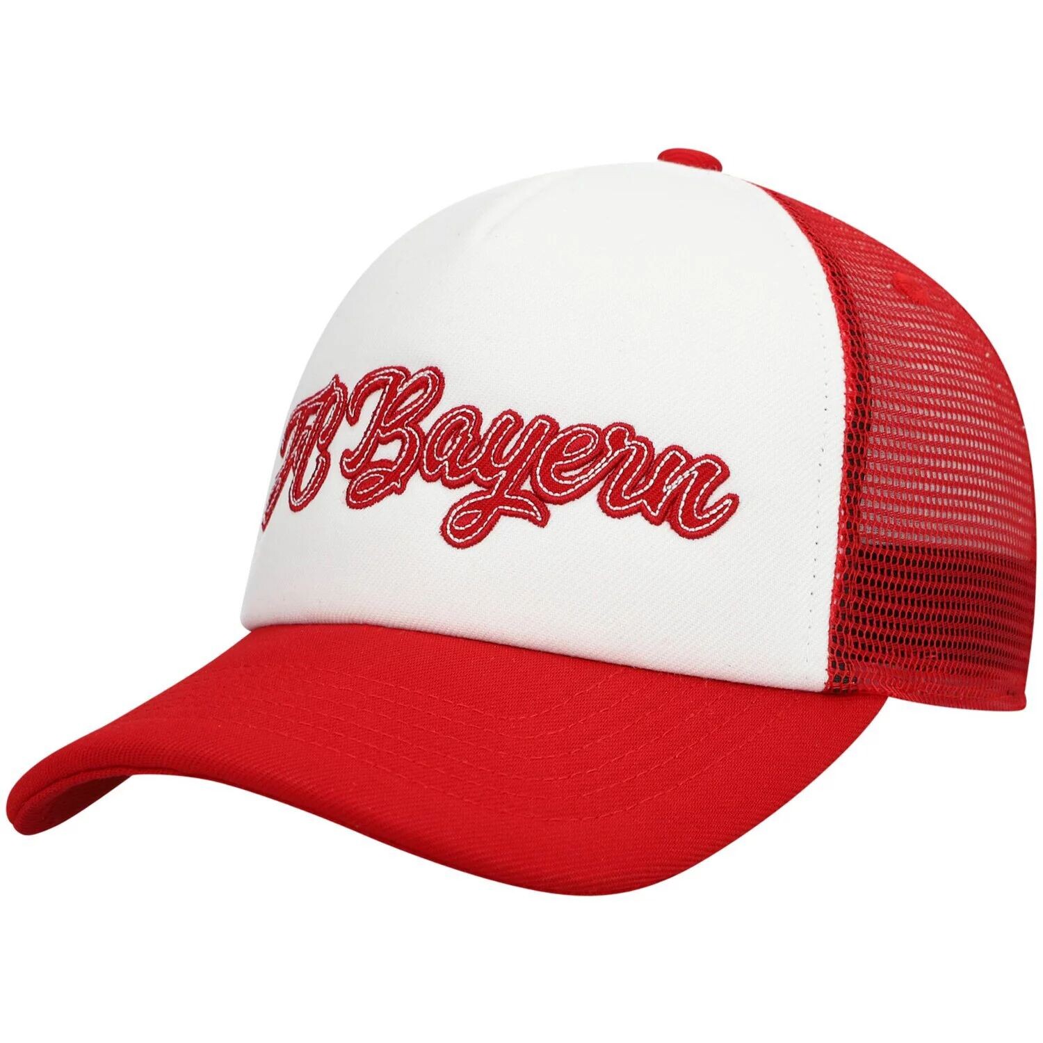 

Мужская красная кепка Bayern Мюнхен Script Stop Trucker Snapback