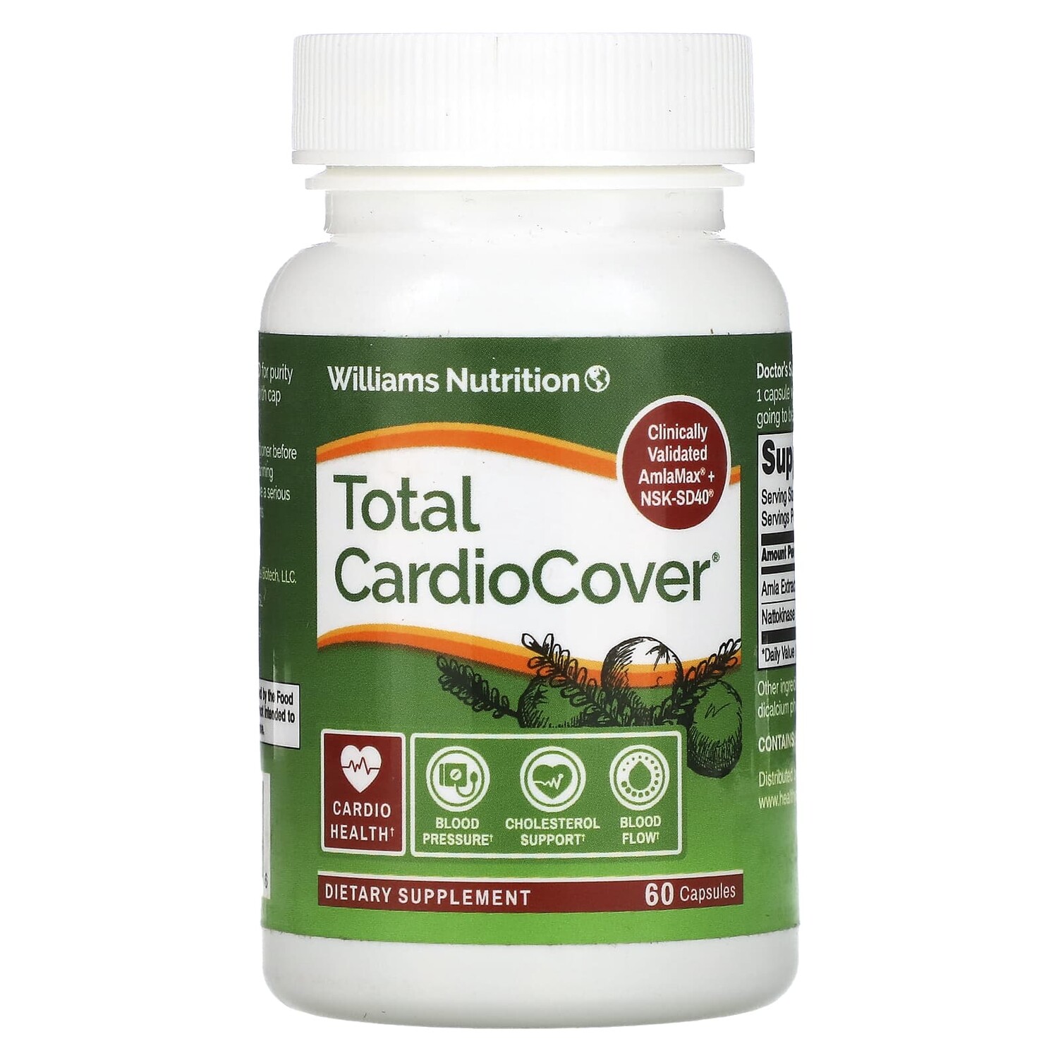 

Total CardioCover, 60 капсул, Williams Nutrition