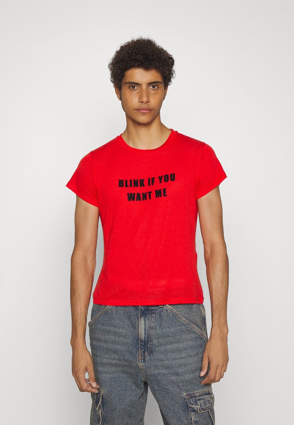 

Футболка с принтом TEE BLINK IF YOU WANT ME TEE Jaded London, красная, Красный