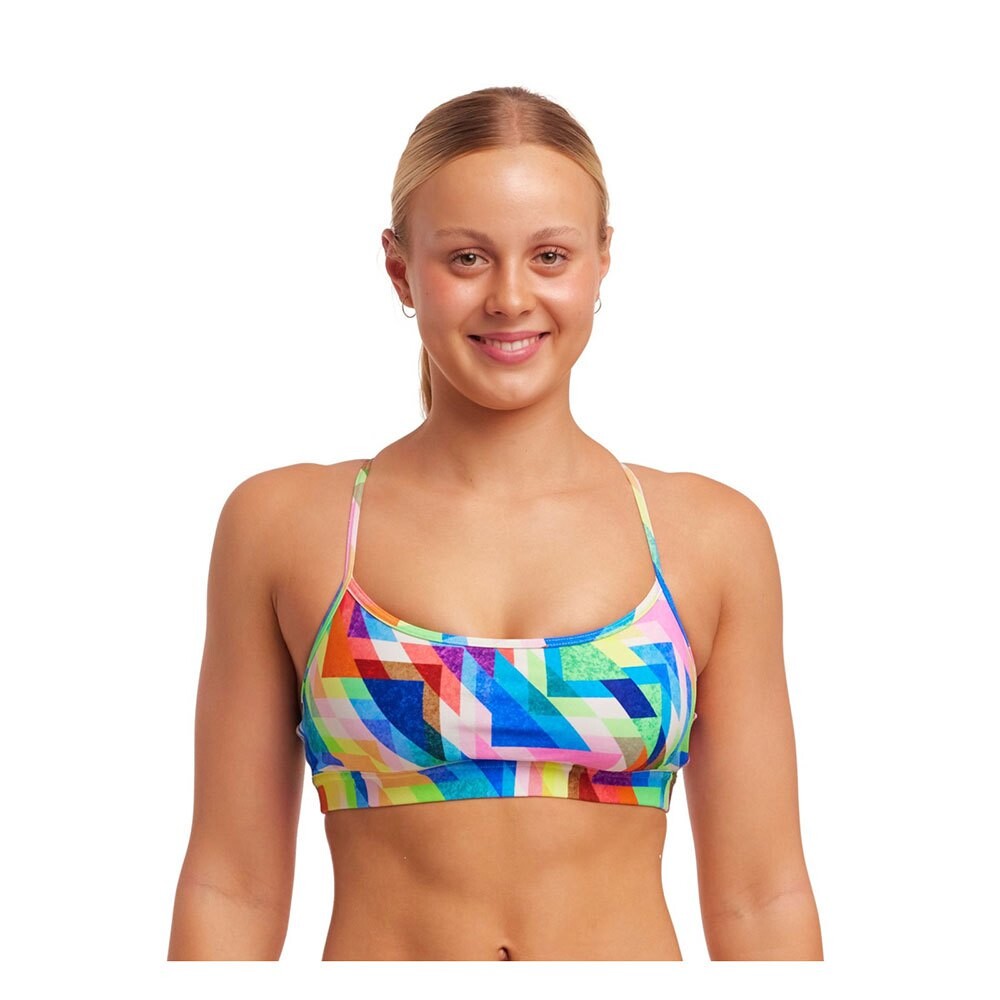 

Топ бикини Funkita Swim Crop Hazy Daze, разноцветный