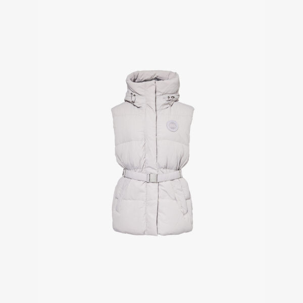 

Жилет Rayla с капюшоном-застежкой-молнией Canada Goose, серый