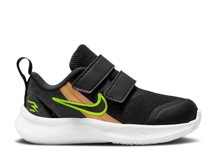 

Кроссовки Nike STAR RUNNER 3 RW TD 'BLACK ACTION GREEN', черный