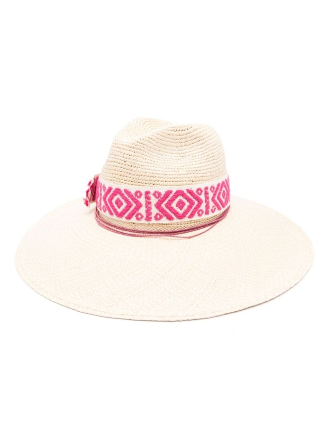 

Borsalino шляпа Sophie Panama в технике кроше, серый