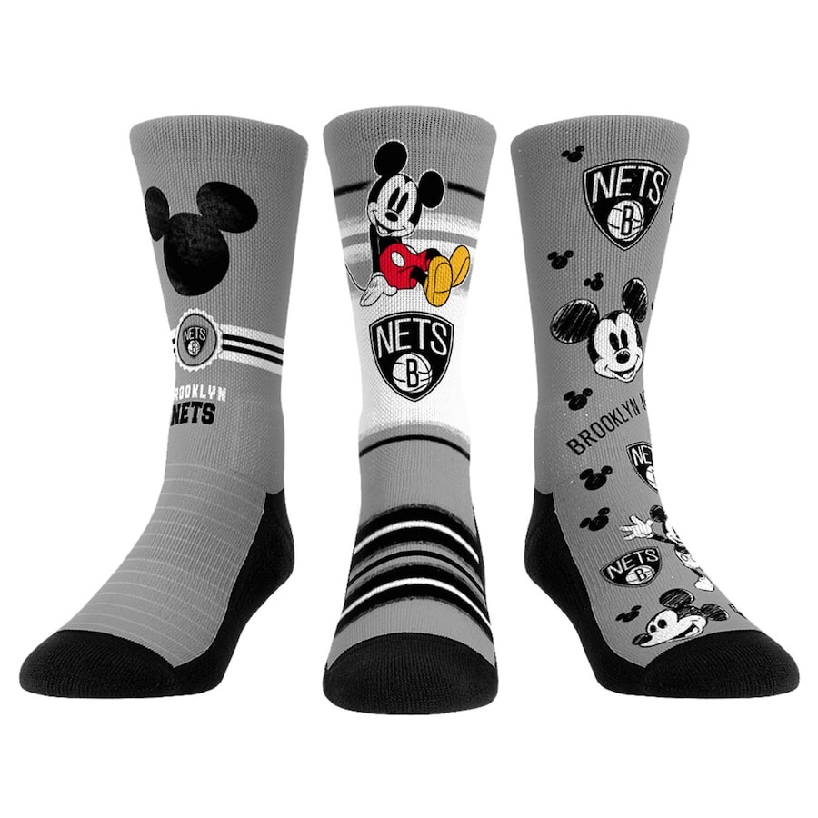 

Комплект носков Rock Em Socks Brooklyn Nets, серый