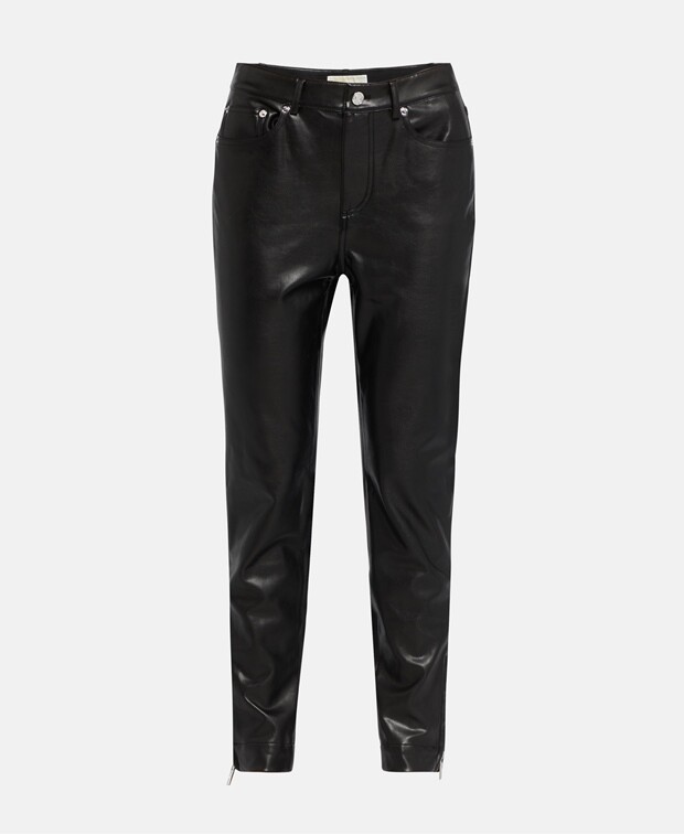 

Брюки из кожи Michael Michael Kors, черный