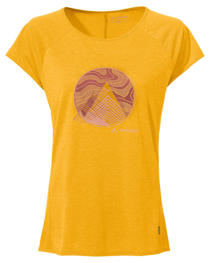 

Футболка женская tekoa t-shirt ii Vaude, желтый